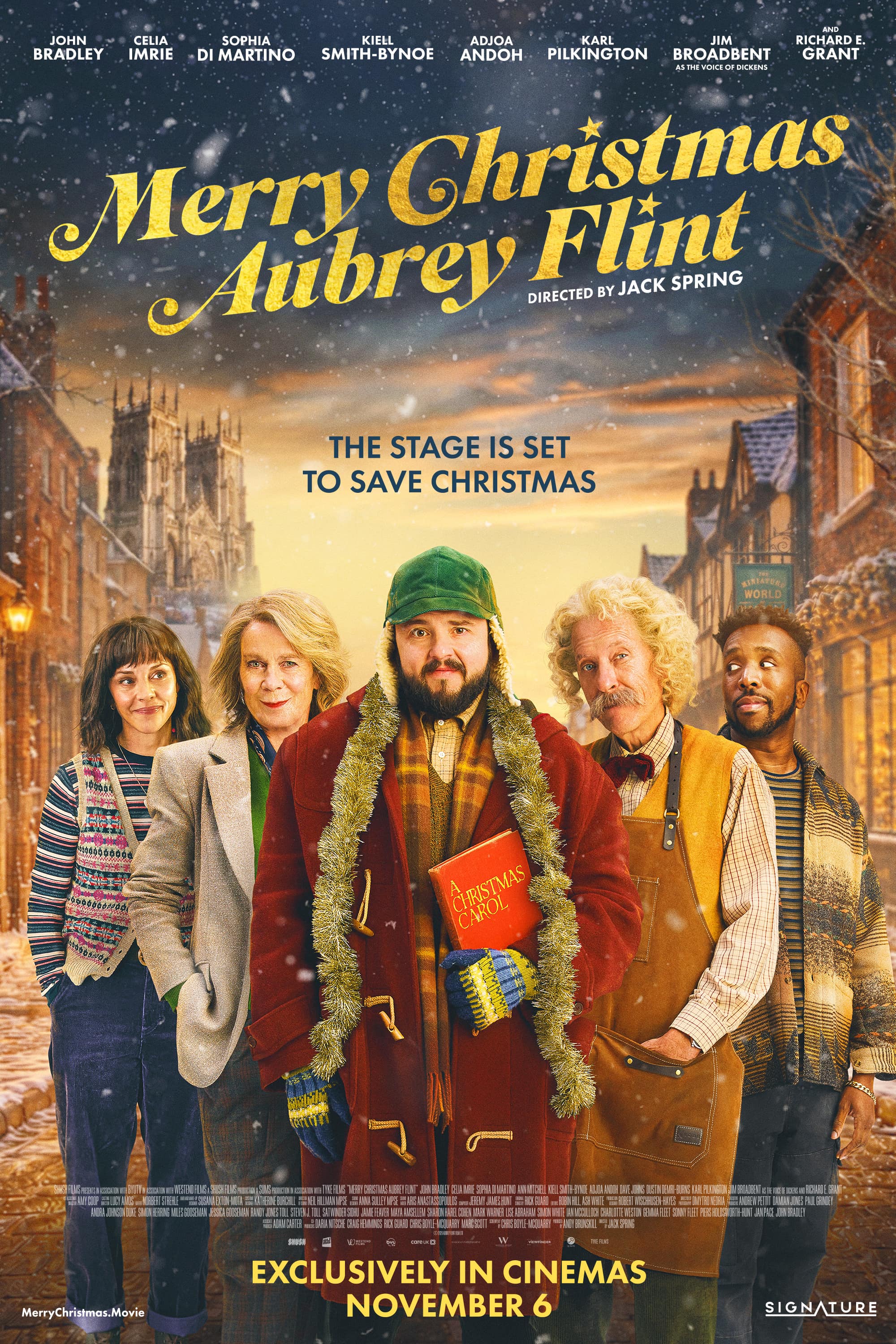 Merry Christmas Aubrey Flint poster